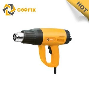 ปืนความร้อนอุณหภูมิคู่ตัวแปรดิจิทัลปรับพลาสติก 1500 วัตต์