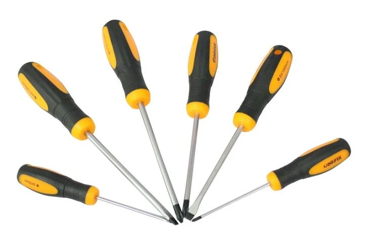 Slotted And Phillips 6pcs Screwdriver Set