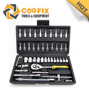 1/4 '& 1/2' Dr. Ratchet Handle Socket ชุดเครื่องมือ Bit Tool ชุดเครื่องมือ 108pcs